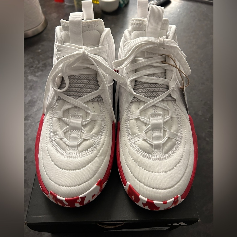 NWT Adidas Exhibit Select Mid Women’s 7.5 Basketball Shoes - Picture 3 of 15